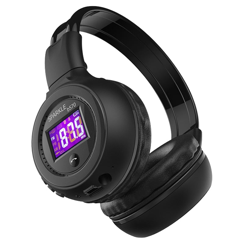 HiFi Stereo Bluetooth Headphone With Micro SD Card and FM Radio