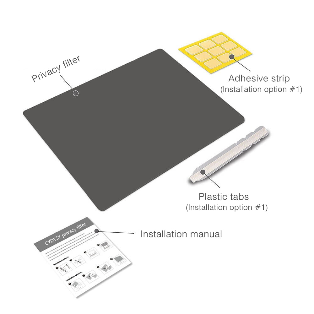 14 inch Privacy Filter Anti spy Screens protective film for 16:9  Laptop 12 3/16 "wide x 6 7/8 " high (310mm*174mm)