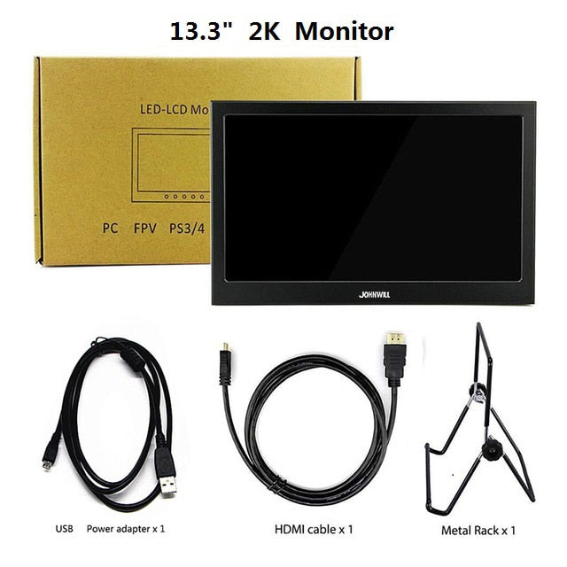 13.3 inch 2560x1440 Portable PC Monitor for PS4 & Windows