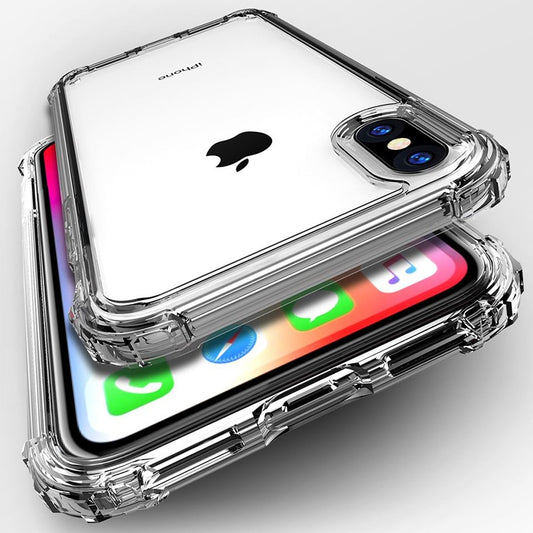 Shockproof Bumper Transparent Silicone Phone Case For iPhone (Multi Options Available)