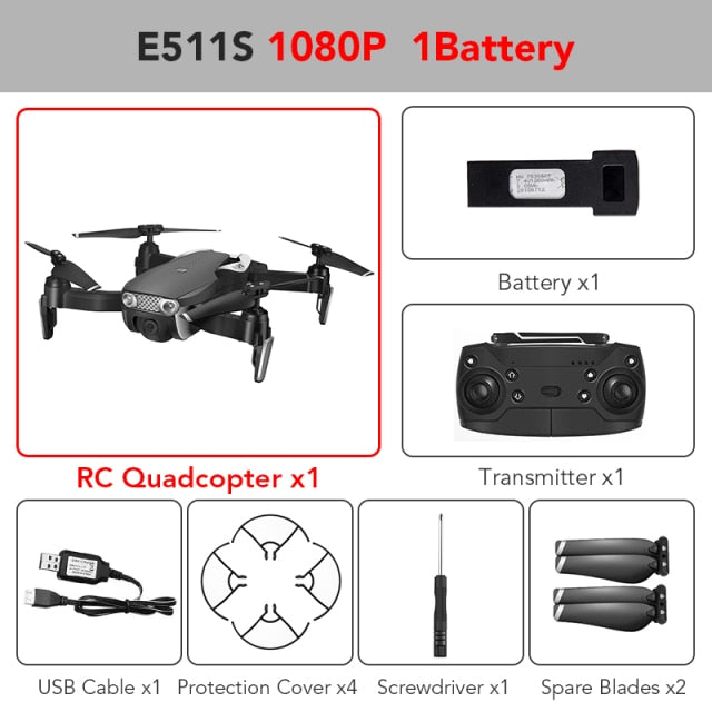 Eachine E511S GPS Dynamic Follow WIFI FPV Video With 5G 1080P Camera Drone