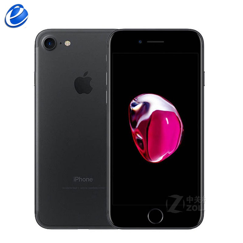 Unlocked Apple iPhone 7 Fingerprint 4G LTE global 32/128GB ROM IOS mobile phone 12.0MP GPS Quad-Core Cellphone 1960mA