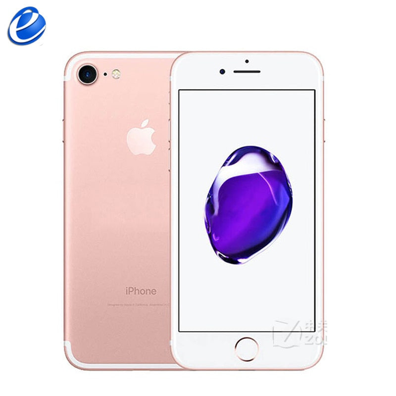 Unlocked Apple iPhone 7 Fingerprint 4G LTE global 32/128GB ROM IOS mobile phone 12.0MP GPS Quad-Core Cellphone 1960mA