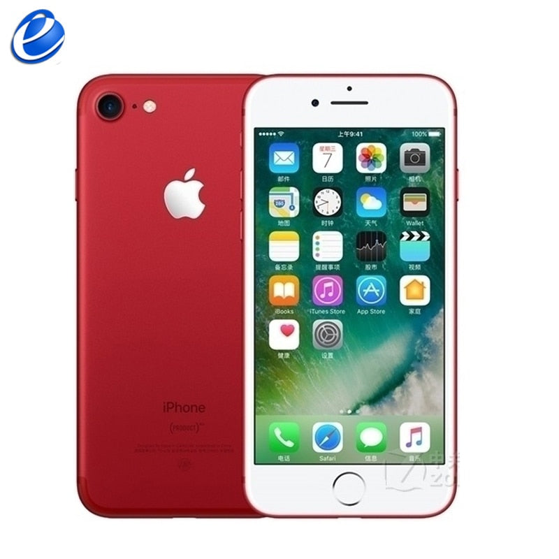 Unlocked Apple iPhone 7 Fingerprint 4G LTE global 32/128GB ROM IOS mobile phone 12.0MP GPS Quad-Core Cellphone 1960mA