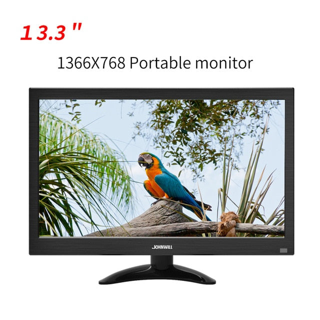 13.3" HD monitor