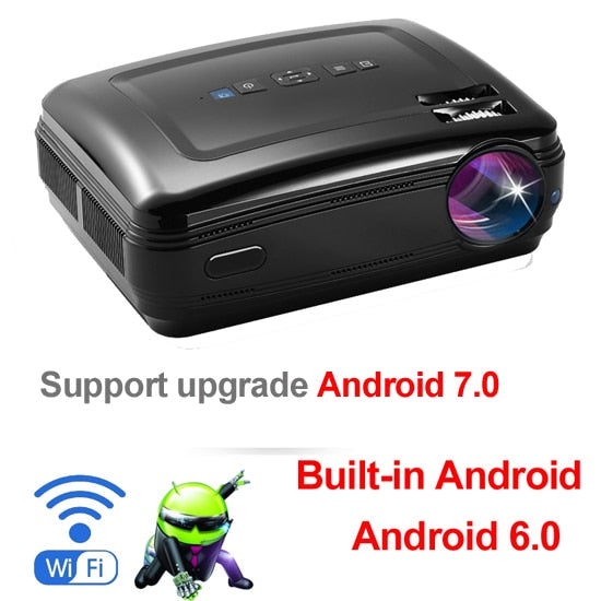 Android 7.1 WIFI 5500Lumen Portable LED Projector