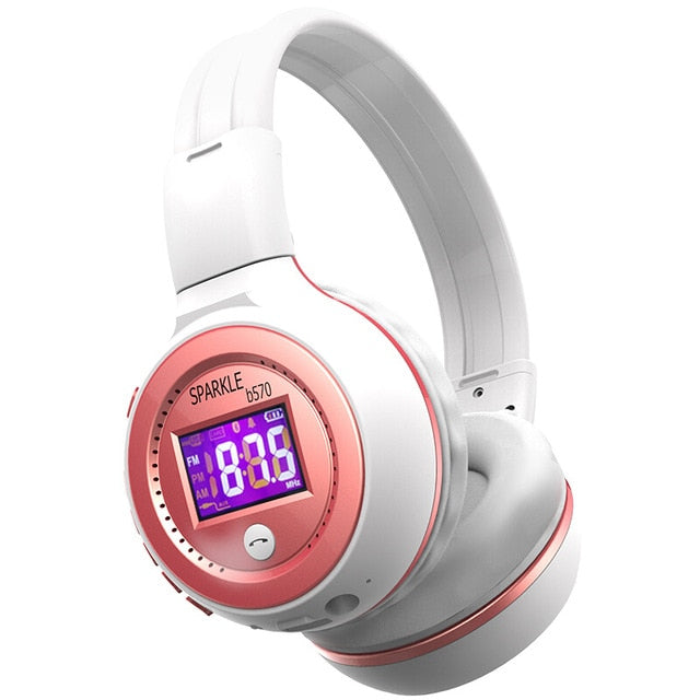 HiFi Stereo Bluetooth Headphone With Micro SD Card and FM Radio