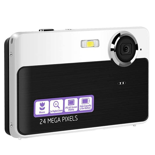 24 Mega Pixels 2.4inch Lcd Rechargeable Hd Digital Camera Compact Pocket Cameras With 3X Zoom