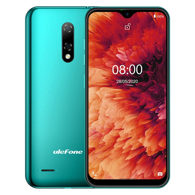 Ulefone Note 8P Smartphone Android 10  4G Celular Phone  Waterdrop Screen Quad Core 2GB+16GB  5.5-inch 8MP Camera