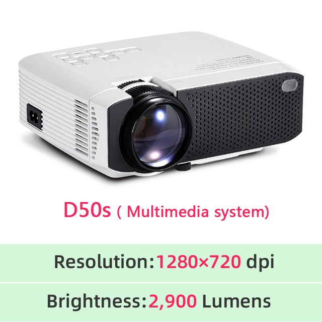 AUN MINI LED Projector D50/s Support 4K