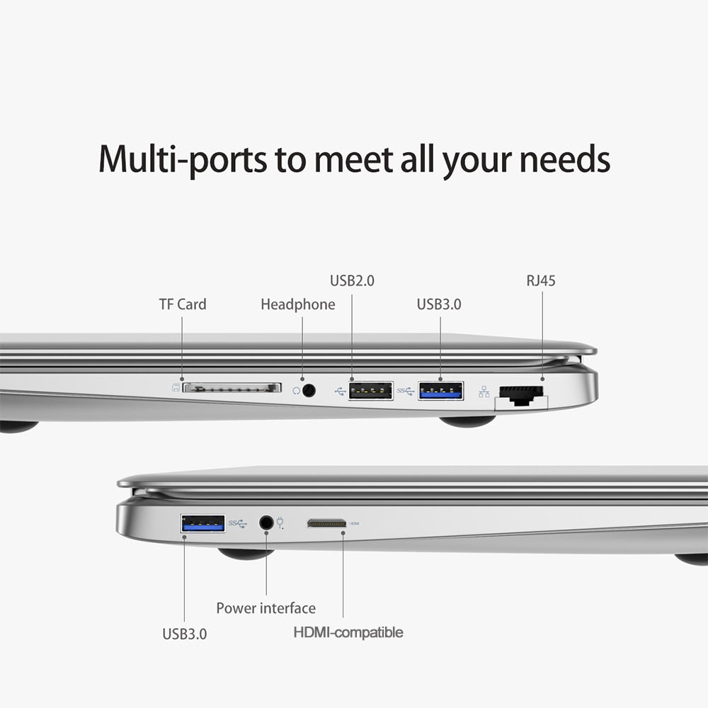 KUU KBook, 14.1" FHD (1.920x1.080), Intel Celeron N3450, 6GB RAM, 128GB/256GB SSD HD Graphics 500 Window10