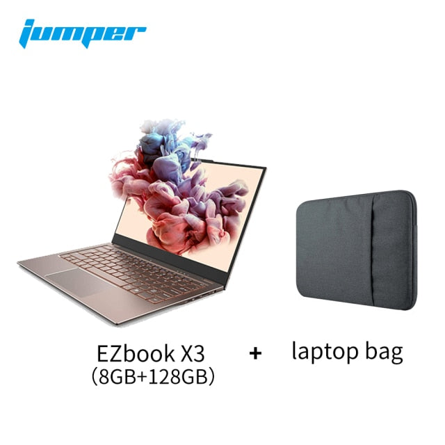 Jumper EZbook X3 Air 8GB128GB Intel N4100 Ultra Slim Notebook Quad Core Win 10 Laptop 13.3 Inch 1920*1080 IPS Screen Computer