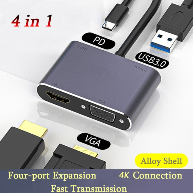 USB HUB Docking Station Type C Adapter