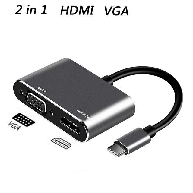 USB HUB Docking Station Type C Adapter