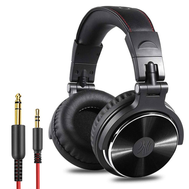 Wired Professional Studio Pro DJ Headphones With Microphone